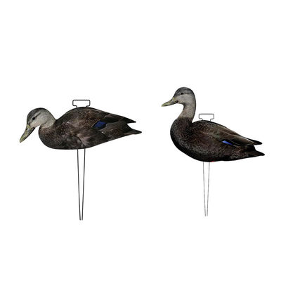 Fully Flocked Duck Silhouette Decoy 5mm Thickness 1200g Black Color Waterproof