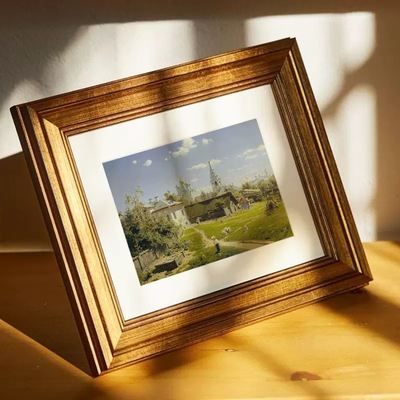 Modern MDF Wooden Photo Frame Fashionable Luxury Light Still Life Paintings Frame Home Decor Hand-made Painting Picture Frame