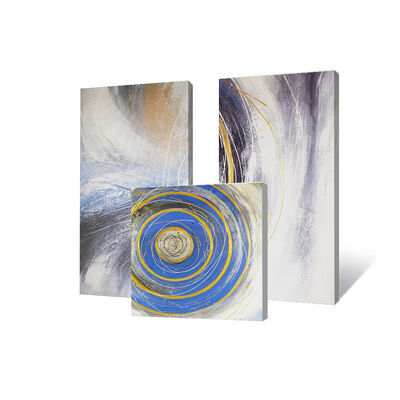 Modern Abstract Hand Painted Oil Painting on Canvas Wall Art with Customizable Size Landscape Design