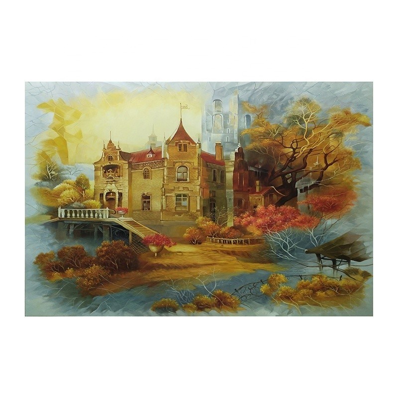 OEM Hand Painted Abstract Oil Painting on Canvas for Room Wall Art Decor